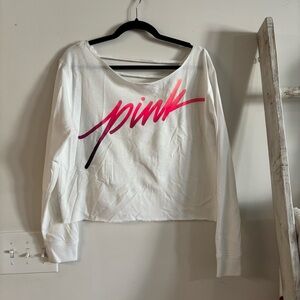 VS Pink crop sweater